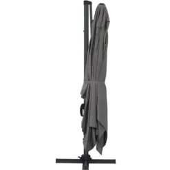 Parasol Jardin Déporté Alu Sun 4 - Rectangle - 3 X 4 M - Gris 6 Parasol Jardin Déporté Alu Sun 4 - Rectangle - 3 X 4 M - Gris -Promos Jardin Lumi Magasin 526075 3