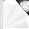 KESSER® Brise-vues De Balcon Pliables Avec Support Mural 140x140 Cm Brise-vue Balcon Paravent Pare-vue Pour Balcon Store Latéral Résistant Aux Intempéries Matériel De Montage Inclus , Blanch