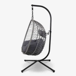 Fauteuil Suspendu Avec Coussins Pour Jardin Et Terrasse Lindud Moon 8 Fauteuil Suspendu Avec Coussins Pour Jardin Et Terrasse Lindud Moon -Promos Jardin Lumi Magasin 53702105 4