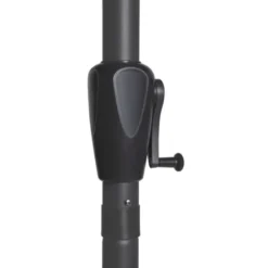 Parasol De Balcon 270x135cm – Semi-circulaire – Voile Protection UV Indice 50+ - Housse De Protection – Gris -Promos Jardin Lumi Magasin 54135202 5