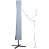 Hengda Housse De Parasol Coloris Au Choix Housse De Protection Parasol Protection UV Salon De Jardin Balcon,gris