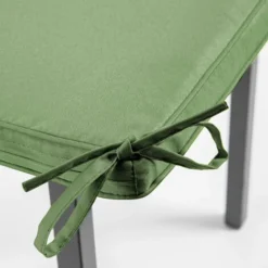 Lot De 4 Galettes De Chaise Polyester Vert Cactus 40x40x3 Cm -Promos Jardin Lumi Magasin 54926876 4