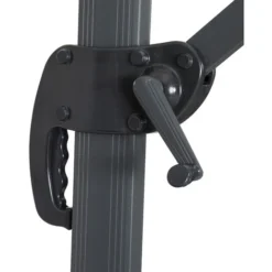 Parasol Jardin Déporté Alu Sun 4 - Rectangle - 3 X 4 M - Gris - Dalles à Lester Incluses -Promos Jardin Lumi Magasin 550387 3