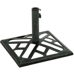 Socle De Parasol Vert 44x44x31 Cm Fonte VidaXL -Promos Jardin Lumi Magasin 55241436 5