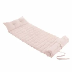 Matelas De Plage Enroulable (L180 Cm) Pixel Rose Poudré