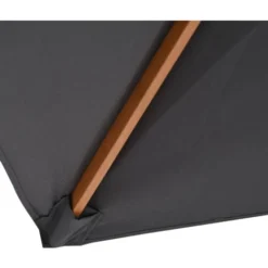 OUTSUNNY Parasol Droit Rectangulaire De Jardin Grande Taille Dim. 3L X 2l X 2,5H M Anthracite -Promos Jardin Lumi Magasin 57600904 5