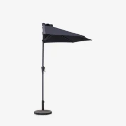 Parasol Noir Mural Pour Jardin Balcon Terrasse Kailua Black -Promos Jardin Lumi Magasin 57750909 5