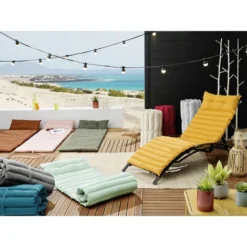 Coussin Bain De Soleil 100% Coton Déperlant Et Anti UV 60 X 180 Cm KALA -Promos Jardin Lumi Magasin 58385387 4