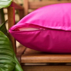Gardenista Extérieur Résistant à L'eau Coussin Coloré Pour Chaises En Rotin,Farci Décor Oreillers Pour Chaise De Jardin Avec Remplissage En Fibres Creuses45x45cm, Rose -Promos Jardin Lumi Magasin 60309341 5