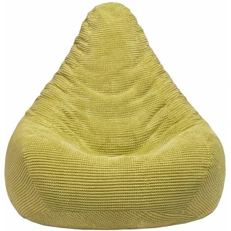 Loft 25 Pouf à Haut Dossier En Velours Côtelé Pour Adulte, Pouf Gaming Pour L'intérieur, Salon, Lime 1 Loft 25 Pouf à Haut Dossier En Velours Côtelé Pour Adulte, Pouf Gaming Pour L'intérieur, Salon, Lime