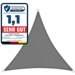 Voile D'ombrage Respirant Gris 3 X 3 X 3 M