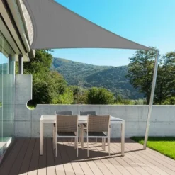 Voile D'ombrage Respirant Gris 3 X 3 X 3 M -Promos Jardin Lumi Magasin 62807160 5