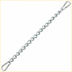 Chaîne Avec Deux Mousquetons，Fixation Variable Pour Chaise Hamac Jusqu'à 230 Kg (Chaîne 90 Cm)