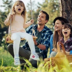 Chaîne Avec Deux Mousquetons，Fixation Variable Pour Chaise Hamac Jusqu'à 230 Kg (Chaîne 90 Cm) -Promos Jardin Lumi Magasin 65504649 4