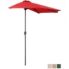 Demi Parasol Parasol De Balcon En Forme De Demi-Lune 270 X 135 Cm SPF 50+