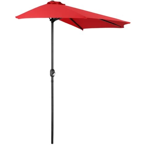 Demi Parasol Parasol De Balcon En Forme De Demi-Lune 270 X 135 Cm SPF 50+ 2 Demi Parasol Parasol De Balcon En Forme De Demi-Lune 270 X 135 Cm SPF 50+ – Image 2