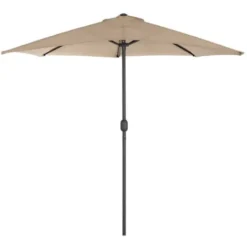 Demi Parasol Parasol De Balcon Demi Lune Pentagone 270 X 135 Cm SPF 50+ -Promos Jardin Lumi Magasin 67884793 5