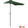 Demi Parasol Parasol De Balcon En Forme De Demi-Lune 270 X 135 Cm SPF 50+