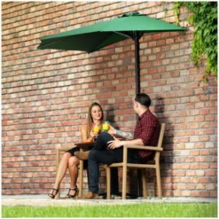 Demi Parasol Parasol De Balcon En Forme De Demi-Lune 270 X 135 Cm SPF 50+ -Promos Jardin Lumi Magasin 67884804 4