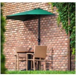 Demi Parasol Parasol De Balcon En Forme De Demi-Lune 270 X 135 Cm SPF 50+ -Promos Jardin Lumi Magasin 67884804 5