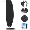 Housse De Parasol,Housse De Protection Pour Parasol De Jardin à Mât Excentré En 210D Oxford Noir 205cm(574825cm) FUIENKO