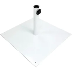 Pied De Parasol Plat - Base De Parasol Carré 17 Kg- Acier - MaxxGarden