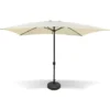Parasol Rectangulaire 2 X 3 M - Imperméable - Jardin Ou Plage - Crème - MaxxGarden