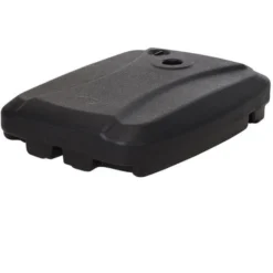 Pied De Parasol -Support De Parasol Avec Roues Et Poignée - Plastique - Remplissable Jusqu'à 60kg - Noir - MaxxGarden