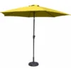 Parasol Inclinable Carré 3 X 3 M - Parasol De Jardin Et De Balcon - Jaune - MaxxGarden