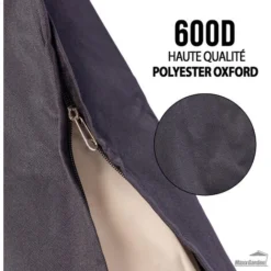 Housse De Protection Pour Parasol - Imperméable Anti-UV - Couverture Pour Parasol De Jardin - 200-300 Cm - Noir- MaxxGarden -Promos Jardin Lumi Magasin 72492860 5