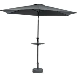 Parasol Accessoire De Jardin - Table à Parasol - Plastique - 50 X 50 X 220 Cm - Réglable - Noir - MaxxGarden -Promos Jardin Lumi Magasin 72492869 5