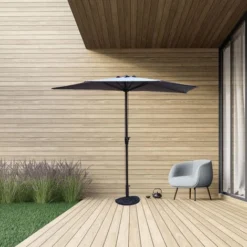 Parasol De Balcon 270 Cm - Demi Parasol - Anthracite - MaxxGarden -Promos Jardin Lumi Magasin 72492879 5