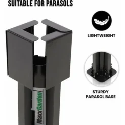 Pied De Parasol Pliant - 86 X 86 X 30 Cm - 2kg - Noir - MaxxGarden -Promos Jardin Lumi Magasin 72492960 5