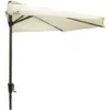 Parasol De Balcon 250 Cm - Demi Parasol - Gris - MaxxGarden
