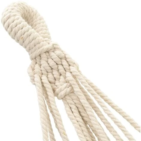 Hamac 260x150 Cm Crème VidaXL 4 Hamac 260x150 Cm Crème VidaXL – Image 4