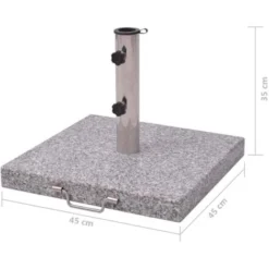 Support De Parasol 45 Cm VidaXL -Promos Jardin Lumi Magasin 734372 3