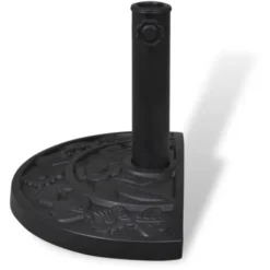 Socle De Parasol Demi-rond Résine VidaXL -Promos Jardin Lumi Magasin 734489 5