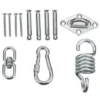 Crochets Pivotants Pour Hamac Balançoires En Acier Inoxydable Kit D'accessoires De Siège Suspendu Pour Plafond/intérieur/extérieur