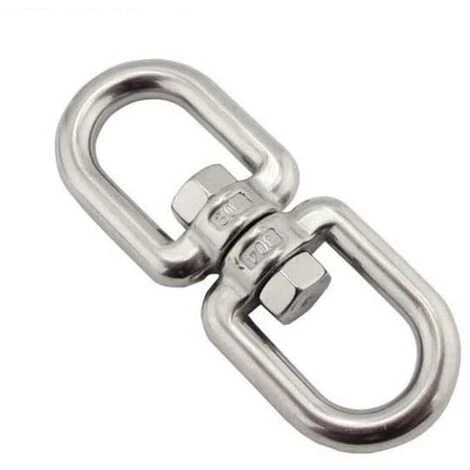 Crochets Pivotants Pour Hamac Balançoires En Acier Inoxydable Kit D'accessoires De Siège Suspendu Pour Plafond/intérieur/extérieur 4 Crochets Pivotants Pour Hamac Balançoires En Acier Inoxydable Kit D'accessoires De Siège Suspendu Pour Plafond/intérieur/extérieur – Image 4