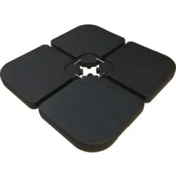 Parasol Jardin Déporté Alu Ilios - Rond - Ø 3 M - Ecru - Dalles Incluses -Promos Jardin Lumi Magasin 7759748 4