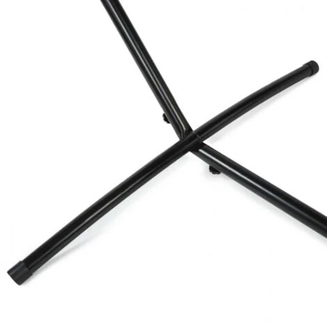 Hamac Avec Support Métal Et Toile Taupe 4 Hamac Avec Support Métal Et Toile Taupe – Image 4