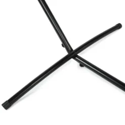 Hamac Avec Support Métal Et Toile Vert D'eau -Promos Jardin Lumi Magasin 81224119 4