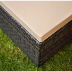 Gardenista Coussins De Canapé D'extérieur Pour Meubles En Rotin, Coussins De Siège Ou Oreillers De Dossier Résistants à L'eau Pour Décoration De Jardin Avec Remplissage , Pierre(52x40x10cm) -Promos Jardin Lumi Magasin 82692447 5