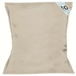 Pouf Géant XXL Intérieur Et Extérieur, Déhoussable, Salon, Jardin, Deco Arts Beige