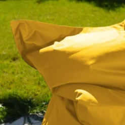 Pouf Géant XXL Intérieur Et Extérieur, Déhoussable, Salon, Jardin, Deco Arts Jaune Miel -Promos Jardin Lumi Magasin 83724045 4