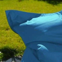 Pouf Géant XXL Intérieur Et Extérieur, Déhoussable, Salon, Jardin, Deco Arts Bleu Pétrole -Promos Jardin Lumi Magasin 83724047 4