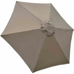 Aunrtb Housse De Rechange Pour Parasol - 6 Baleines - 3 M - Imperméable - Anti-Ultraviolet - Tissu De Rechange (3M / 9.8Ft,Khaki) -Promos Jardin Lumi Magasin 85914508 5