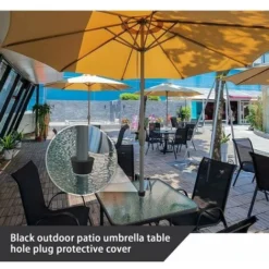 Aunrtb 2X Cale De Cône Parapluie En Caoutchouc Pour Support De Base Parasol Prise De Trou Table Patio Parapluie 1.5 Pouces/38mm - -Promos Jardin Lumi Magasin 85914606 3
