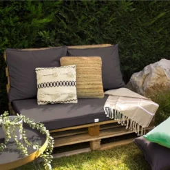 Kit De Coussins Et Assise Déhoussables Pour Palette - Gris Foncé - Linxor 8 Kit De Coussins Et Assise Déhoussables Pour Palette - Gris Foncé - Linxor -Promos Jardin Lumi Magasin 87905526 4