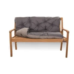 Coussin Pour Banc De Jardin 160 X 60 X 50 Cm, Coussin Pour Banc Extérieur Canapé, Canapé 3 Balancelle, Anthracite, SETGARDEN -Promos Jardin Lumi Magasin 88495176 4